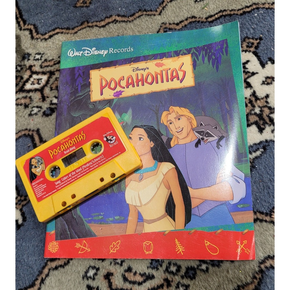 1994 Pocahontas Book with Cassette